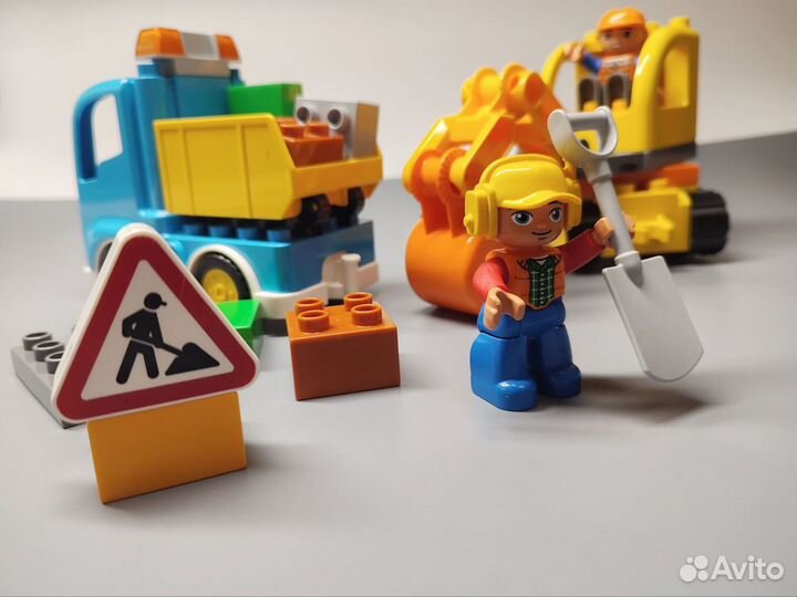 Lego duplo 10812 Грузовик и гусеничный экскаватор