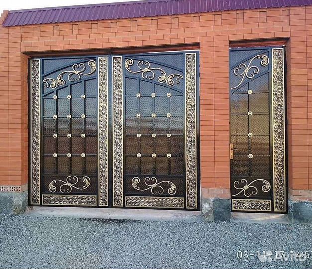 Ворота кованые под ключ N1