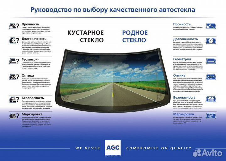 Стекло лобовое Nissan Prairie II/Prairie Joy