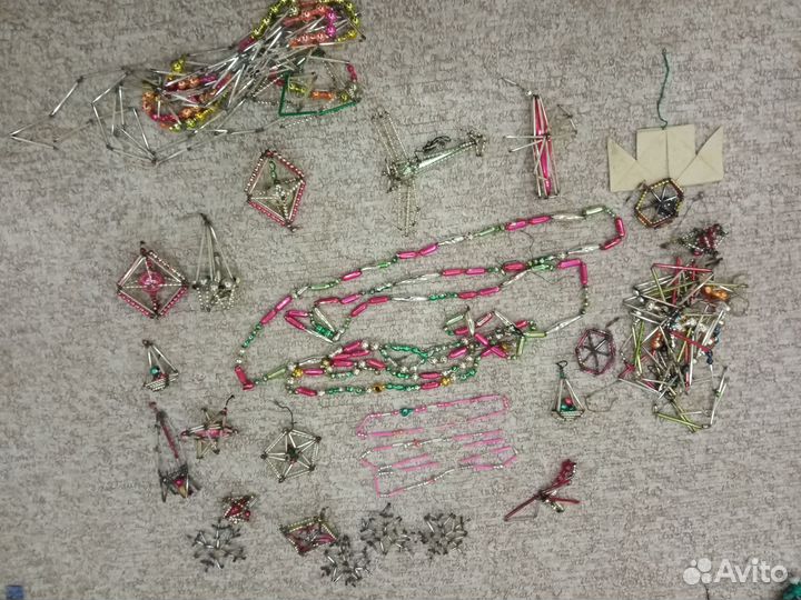 Новогодние игрушки стеклоярус