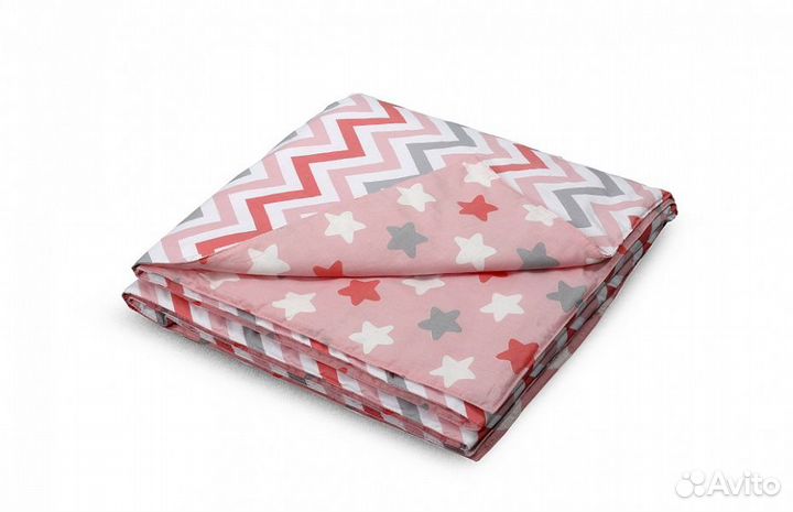 Покрывало Зигзаг коралловый/Пряники коралловый