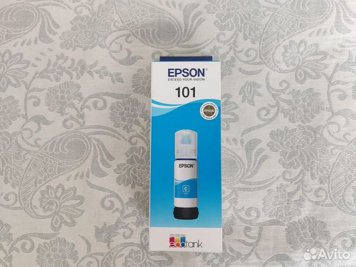 Чернила оригинальные Epson 101 C13T03V24A голубой