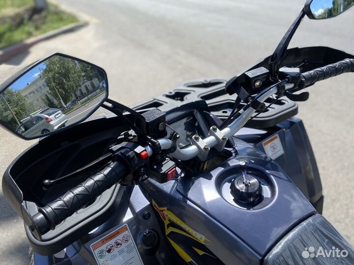 Новый квадроцикл motoland wild track X PRO серый