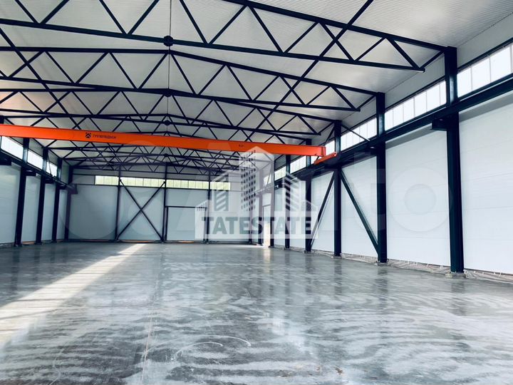 Склад-производство кран-балкой, 1440 м²