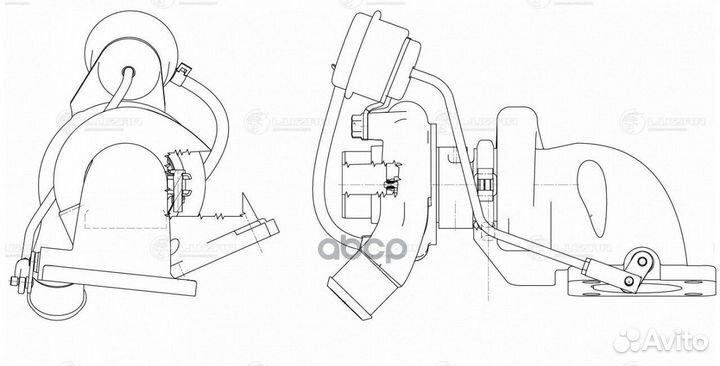 Турбокомпрессор Ford Transit (06) 2.2D (тип TD03)