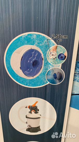 Бассейн 366х100/122/133, Flow clear,детский Бас