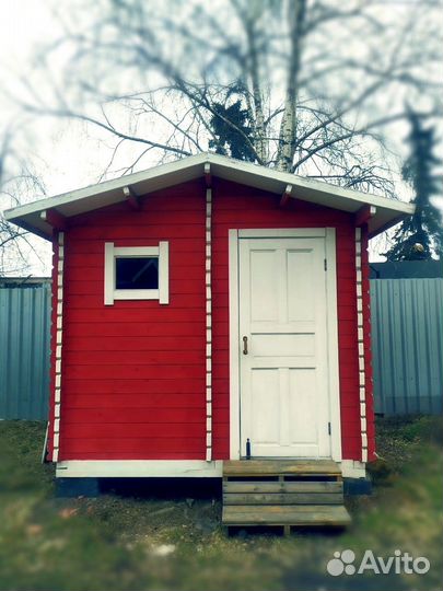 Баня из профилированного мини-бруса