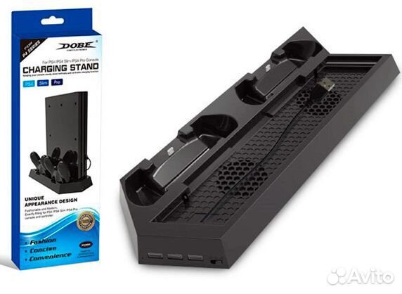 Подставка с охлаждением ps4 fat slim pro TP4-023B