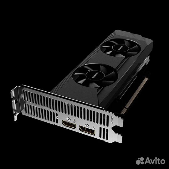 Видеокарта RX 6400 D6 низкопрофильная для мини пк