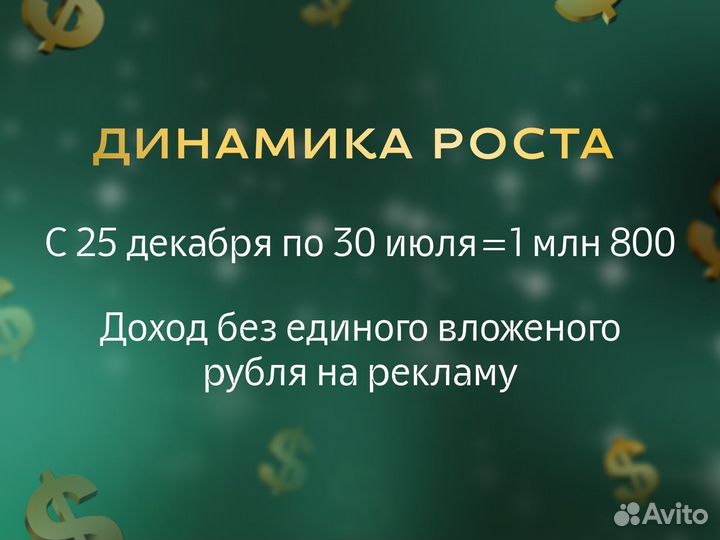 Ищу инвестора/ Доход от 90к до 500к