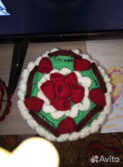 Шкатулка для мелочей в виде тортика