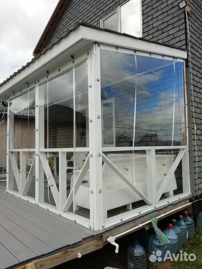 Мягкие окна на террасу