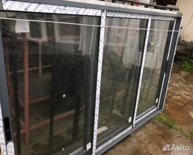 Панорамный балконный блок Раздвижные окна под зака