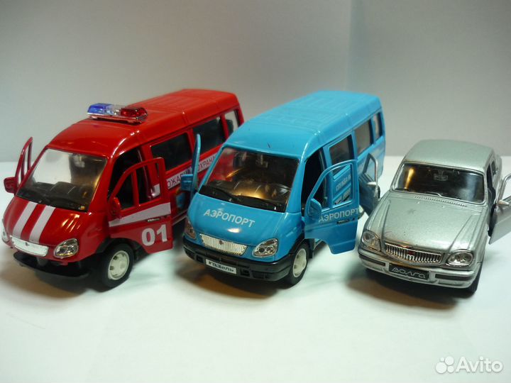 Волга, ГАЗель m1:34