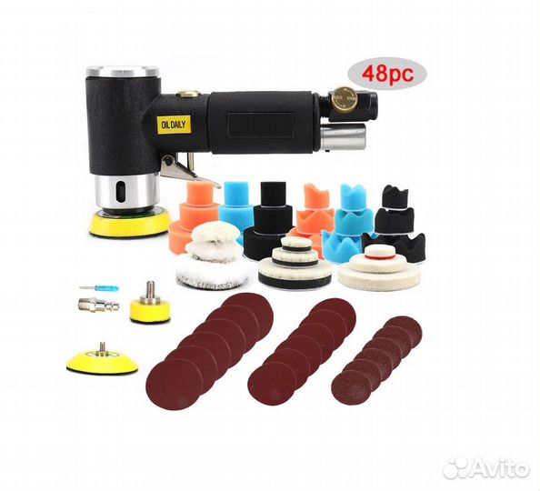 Шлифмашинка пневматиеская mini комплект