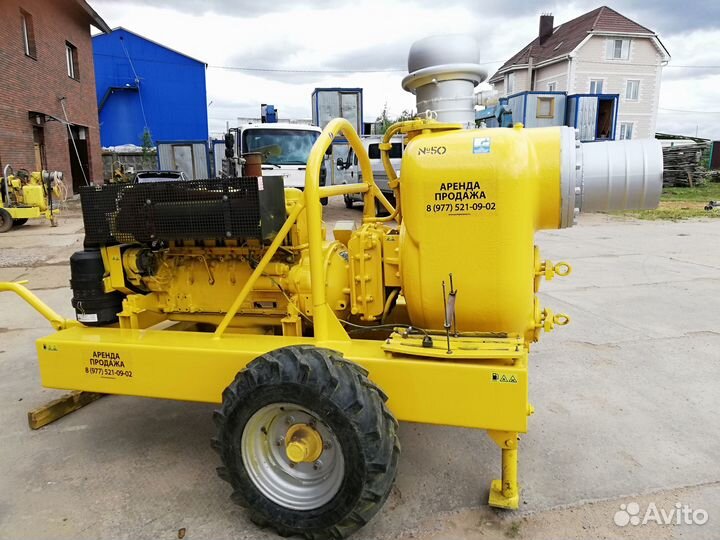 Аренда насосов и мотопомп. Откачка, водопонижение