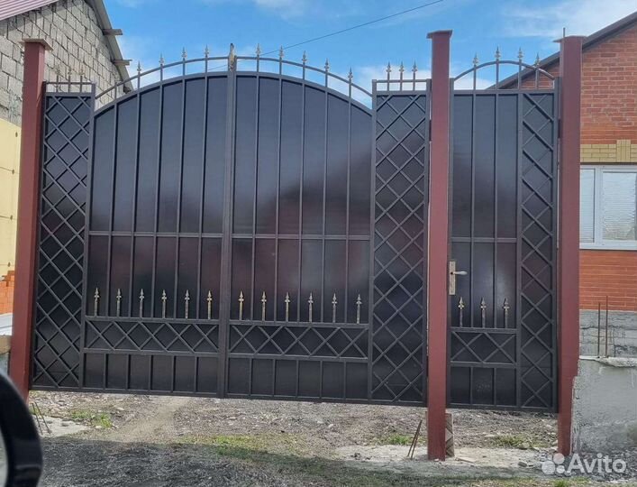 Кованые ворота и калитки, ограждения