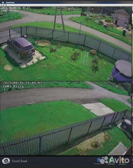 Беспроводное видеонаблюдение 4 камеры Hisee 3мп