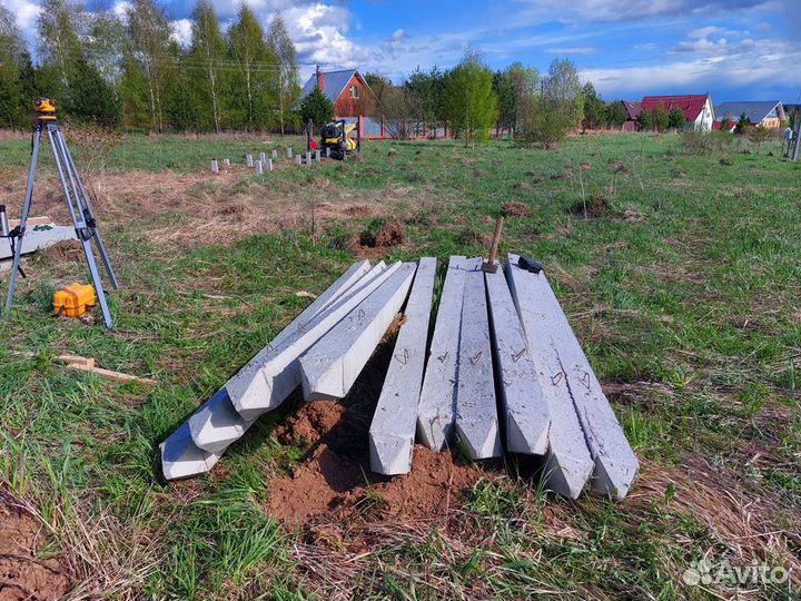 Забивные сваи. Доставка и монтаж