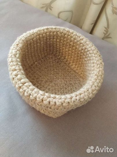 Корзина вязаная