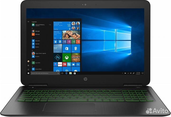 HP 15.6 i5-9300H 4яд8пот GTX1650/4 16Gb SSD512gb