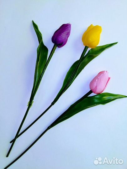 Цветы пластиковые