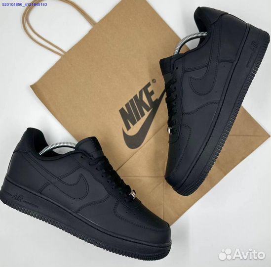 Кроссовки Nike Air Force 1 Low Black (Арт.94262)