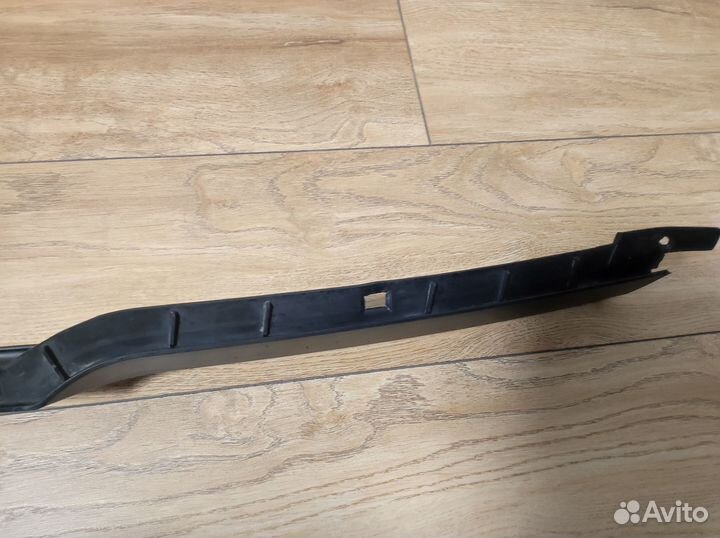 Передняя губа-юбка на бампер Opel Astra h