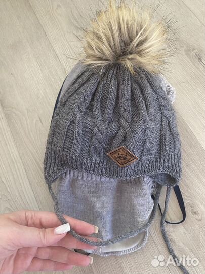 Шапка для мальчика 3 шт Размер 42-44, 44-46