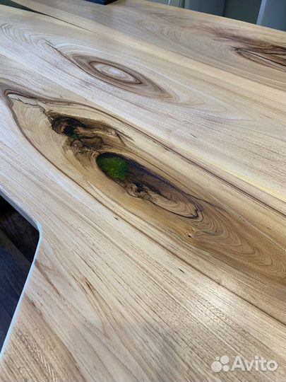 Письменный стол из слэба (Массива, дуб)