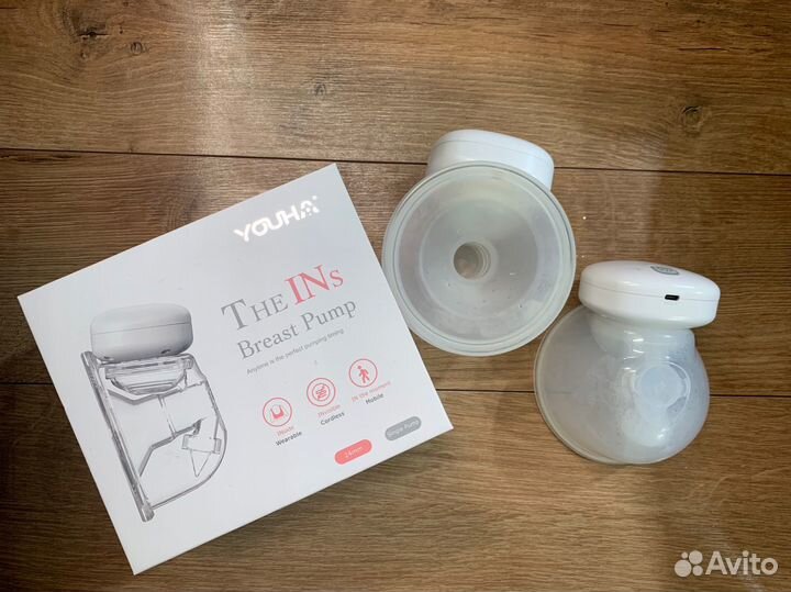 Портативный молокоотсос youha 2 шт