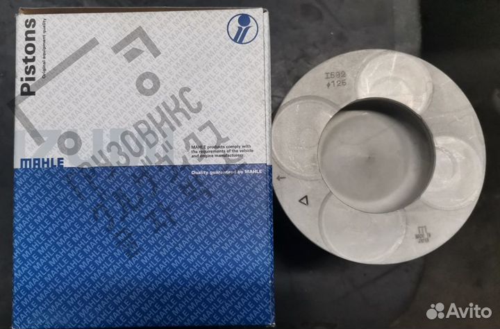 Поршень двигателя MD92, комплект 6 шт, mahle/knech