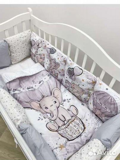 Бортики в детскую кроватку