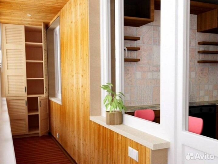 Окна балконы