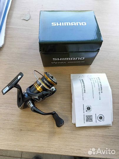 Катушка Shimano Sahara 22. 2500 SHG