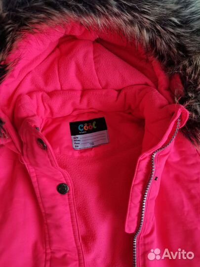 Зимний костюм для девочки 104