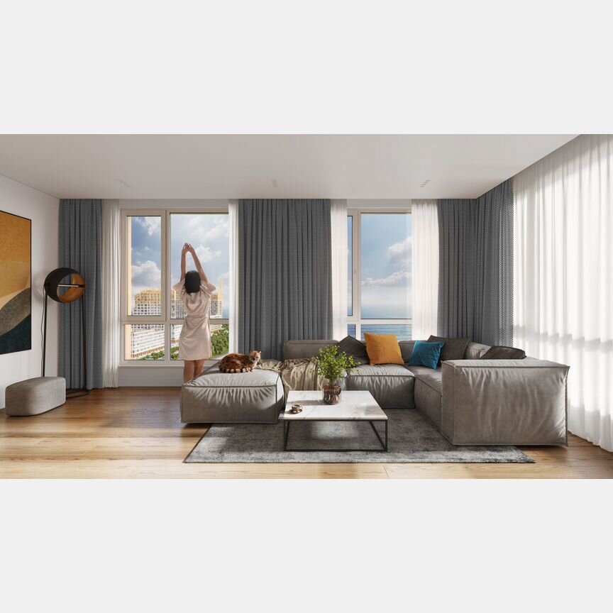 2-к. квартира, 60,1 м², 5/18 эт.