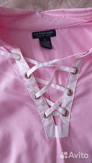 Рубашка женская US polo новая S