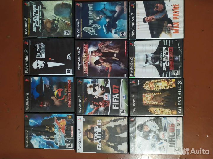 Игровые диски на ps2
