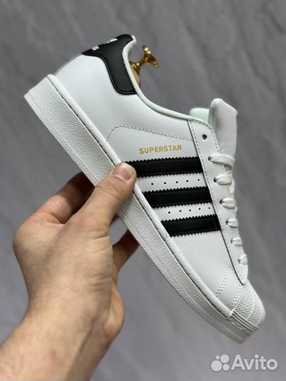 Кроссовки унисекс adidas super star LuX