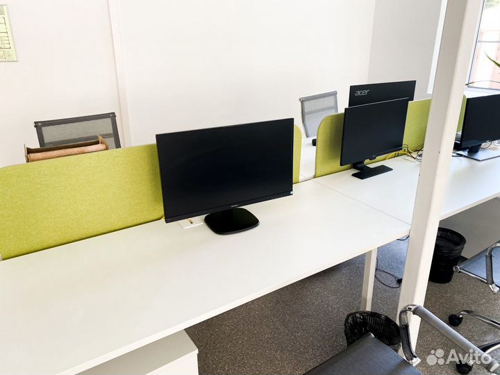 Офисный стол (бенч, комплект с тумбой на 4 чел.)