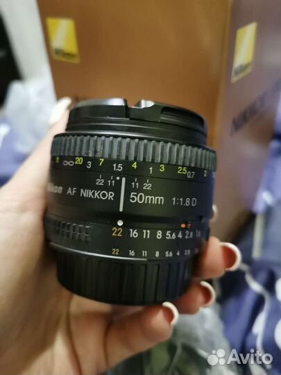 Объектив nikon 50mm 1 8