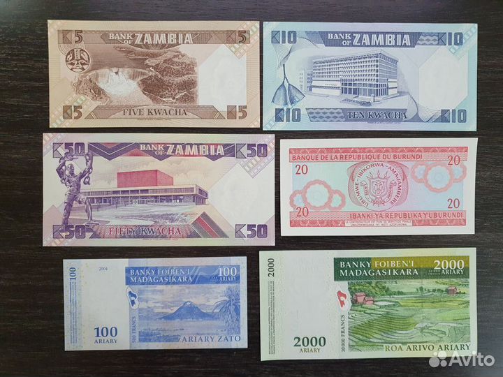 Банкноты - Африка - UNC / отличное состояние