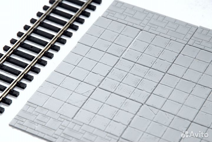 Железная дорога 1/87 Плиты для мощения площадей H0