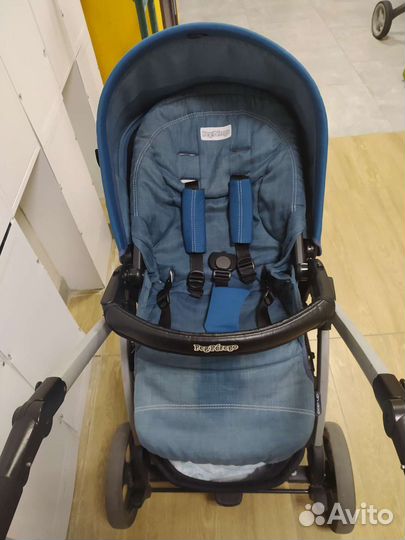 Прогулочная коляска peg perego + автолюлька