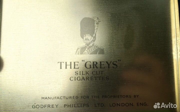 Антикварная коробка бокс от сигар