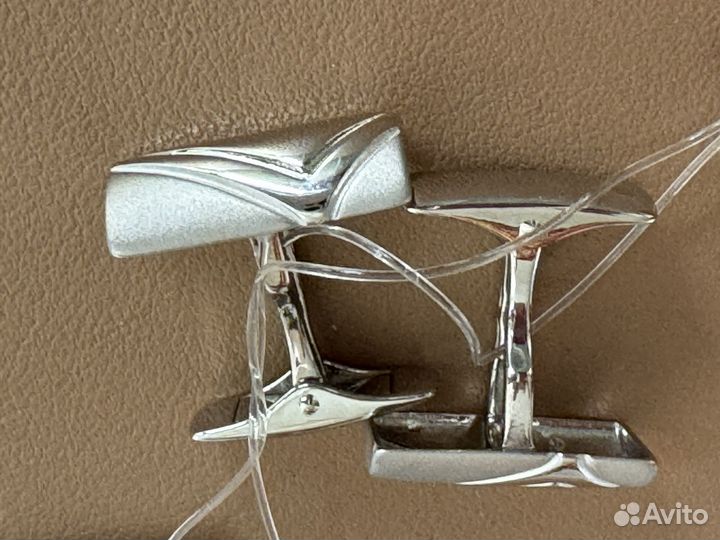 Запонки серебро новые Sokolov