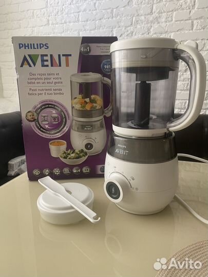 Пароварка блендер philips avent 4 в 1