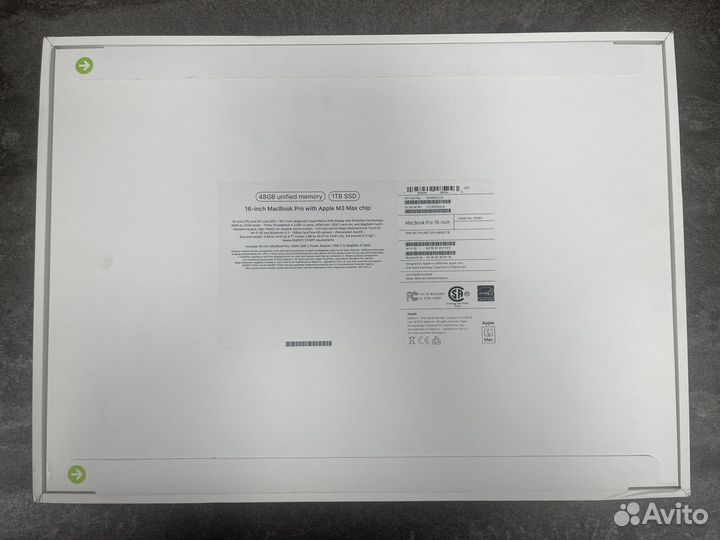 Apple MacBook Pro 16 2024 M3 Max/48gb/1TB MUW63LL