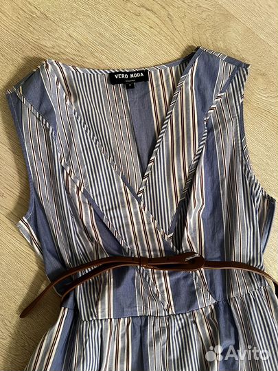 Платье сарафан vero moda с ремешком m 46 новое